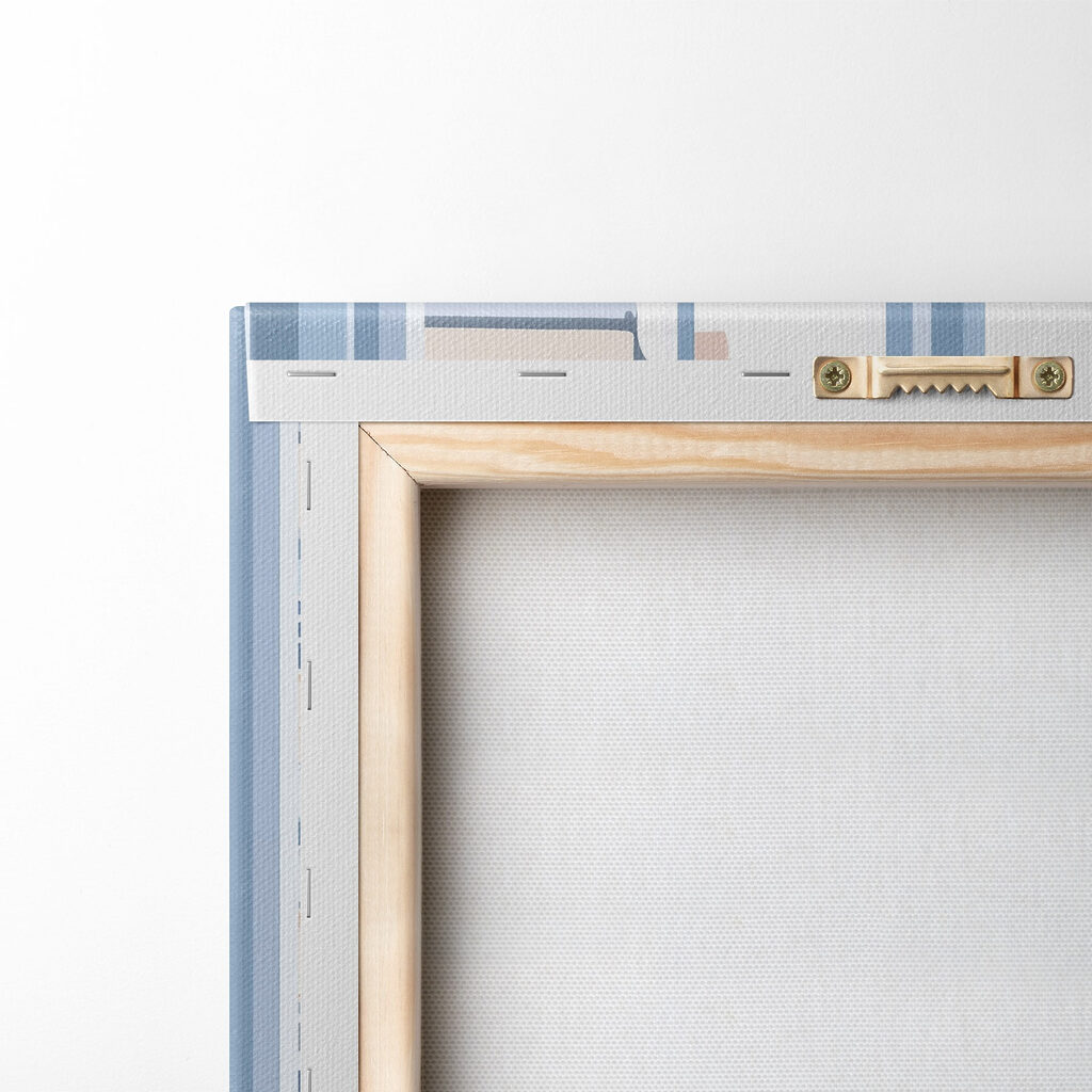 Window with flowers and candles