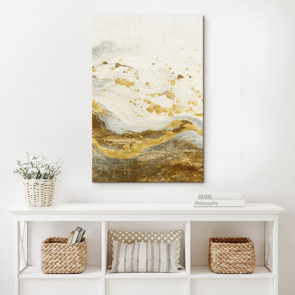 Tablouri Culori abstracte curgătoare și forme organice