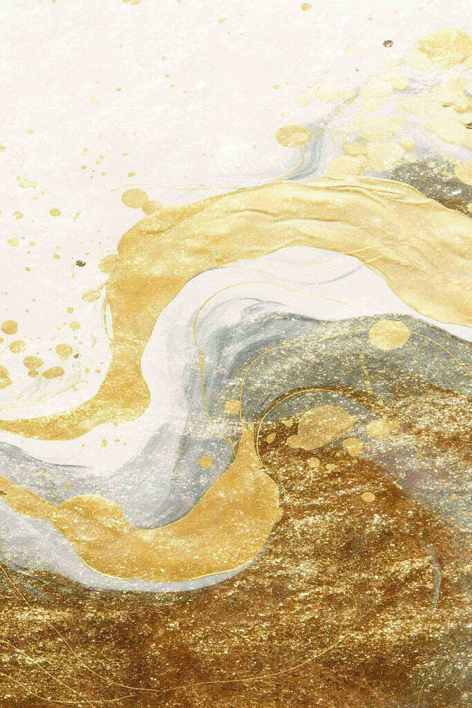 Abstract waves in soft pastel hues