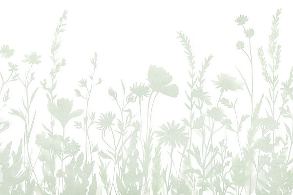 Design capricios cu siluetă florală afișată Design capricios cu siluetă florală afișată