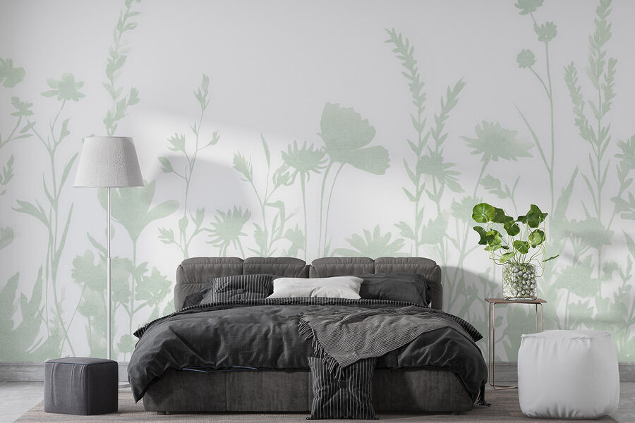 Design capricios cu siluetă florală afișată