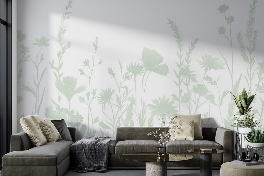 Design capricios cu siluetă florală afișată