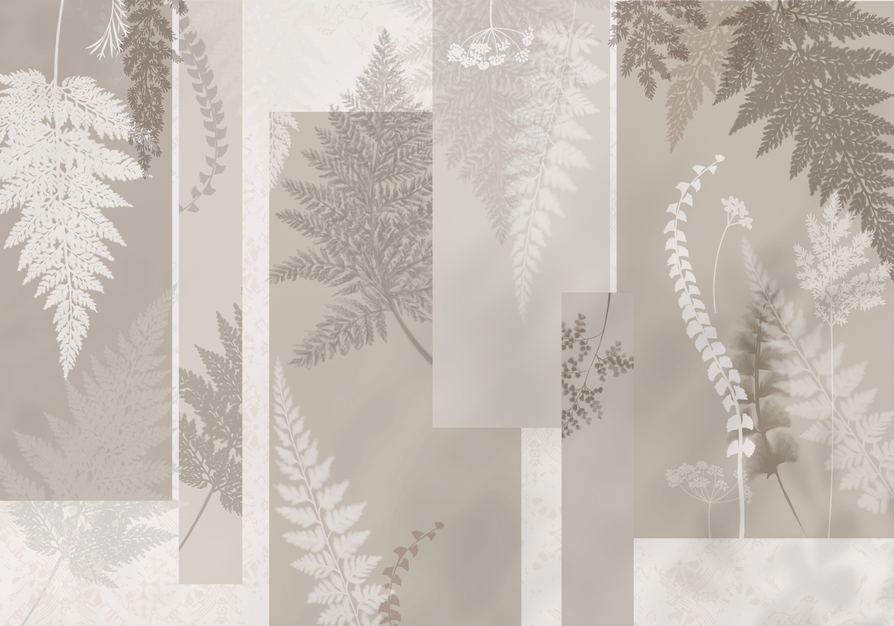 Grey and white floral pattern Grey and white floral pattern