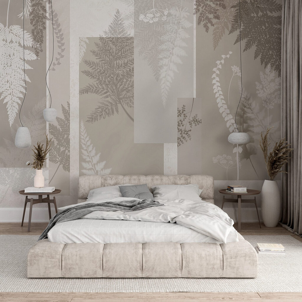 Grey and white floral pattern Grey and white floral pattern