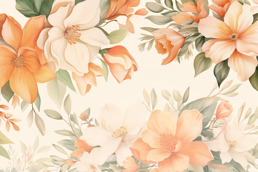 Frumusețe florală în nuanțe delicate Frumusețe florală în nuanțe delicate