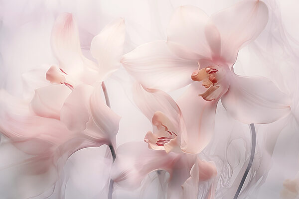 Delicate blooms in soft hues Delicate blooms in soft hues