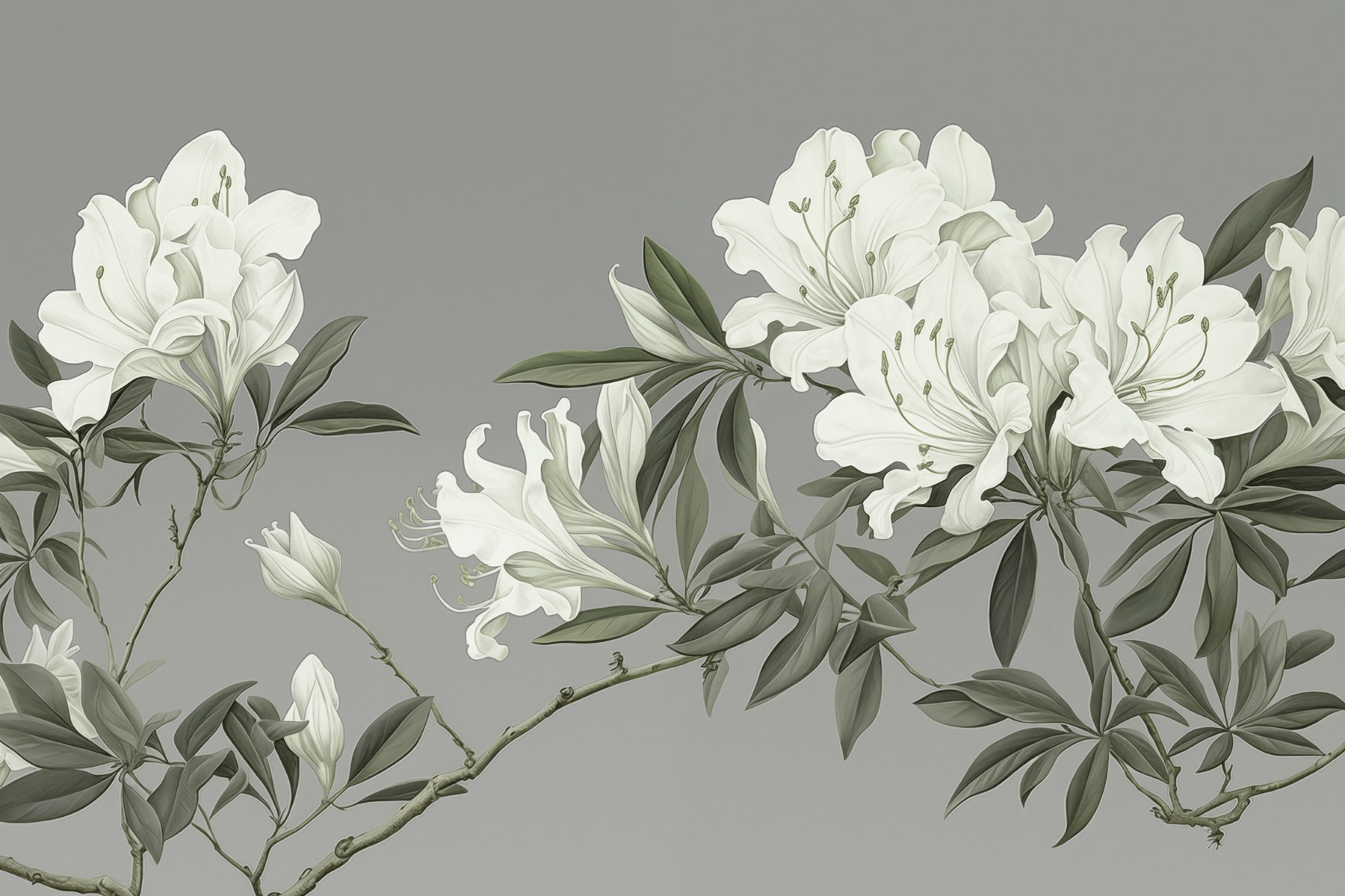Delicate blooms against soft backdrop Delicate blooms against soft backdrop