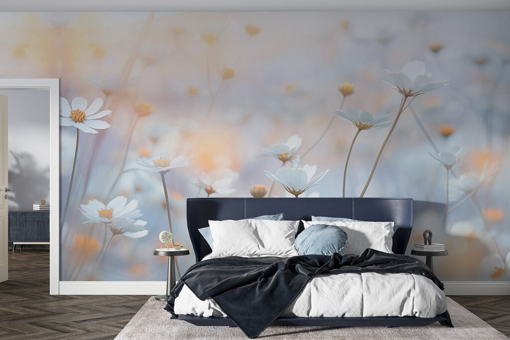 Soft petals in a dreamy garden