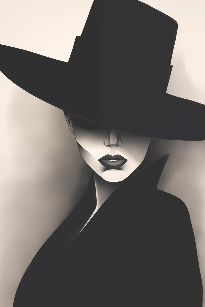 Woman wearing a hat Woman wearing a hat