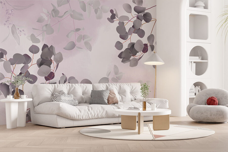 Fototapet Frunze delicate pe fundal moale - imagine 2