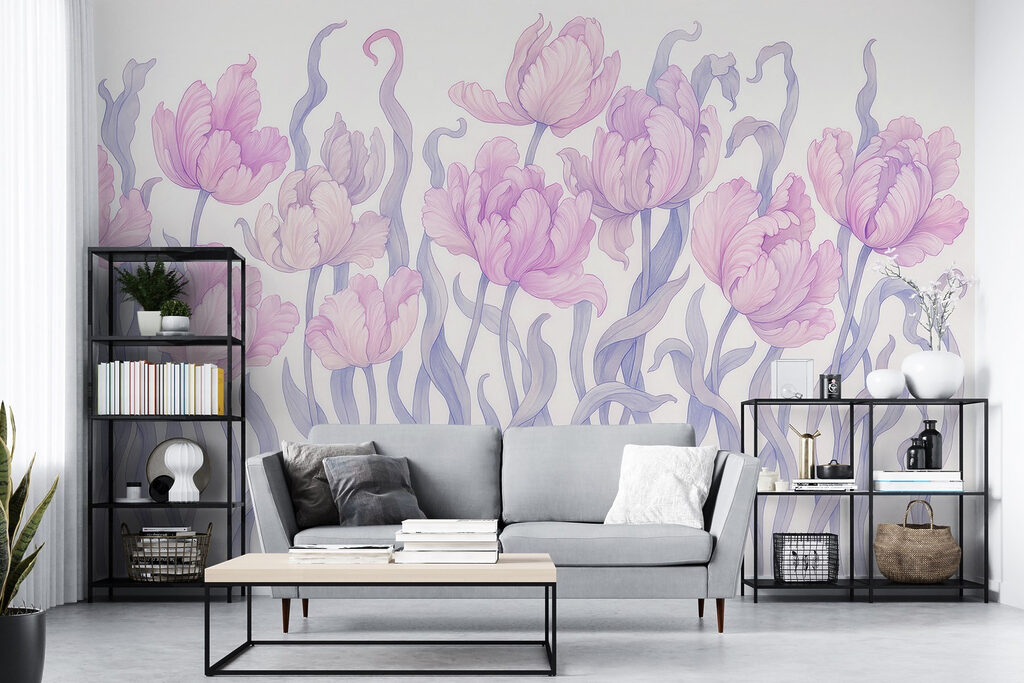 Group of purple flowers