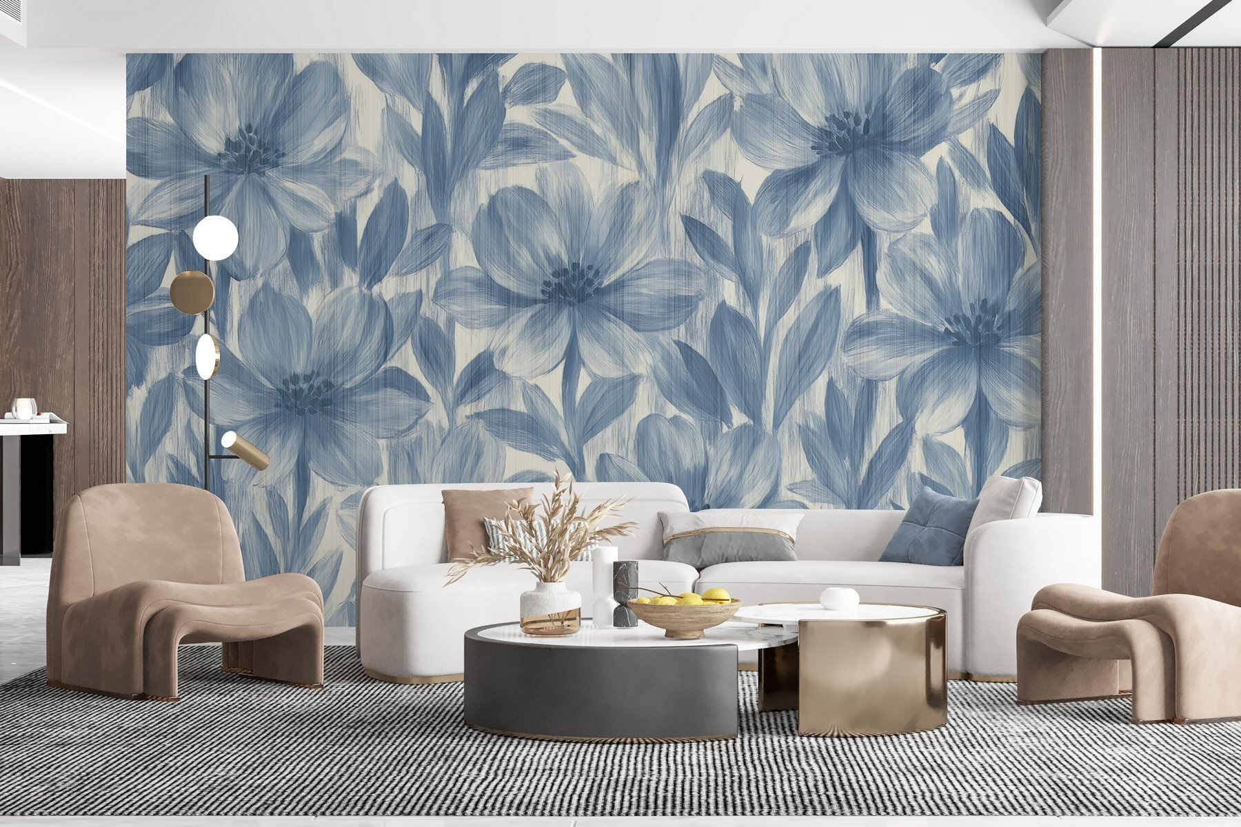 Floral elegance in soft hues