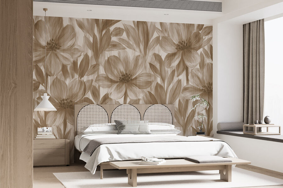 Modele florale în tonuri moi