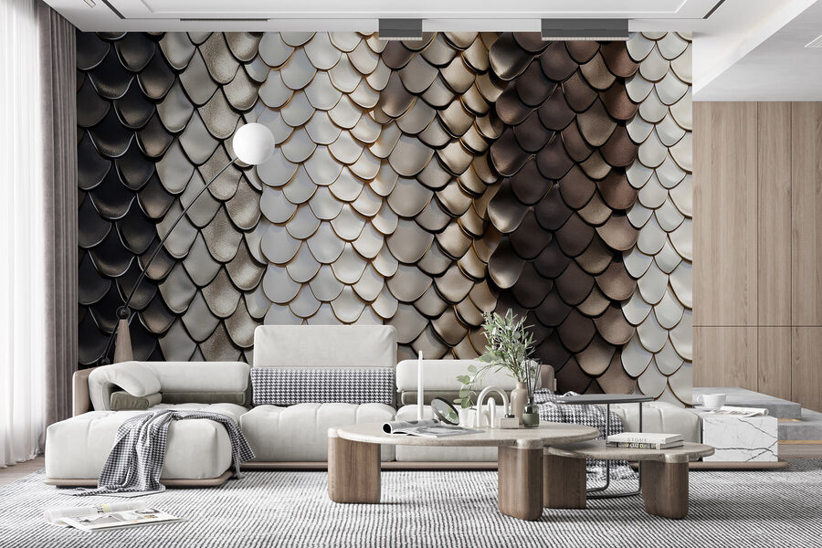 Textured patterns in neutral hues Textured patterns in neutral hues