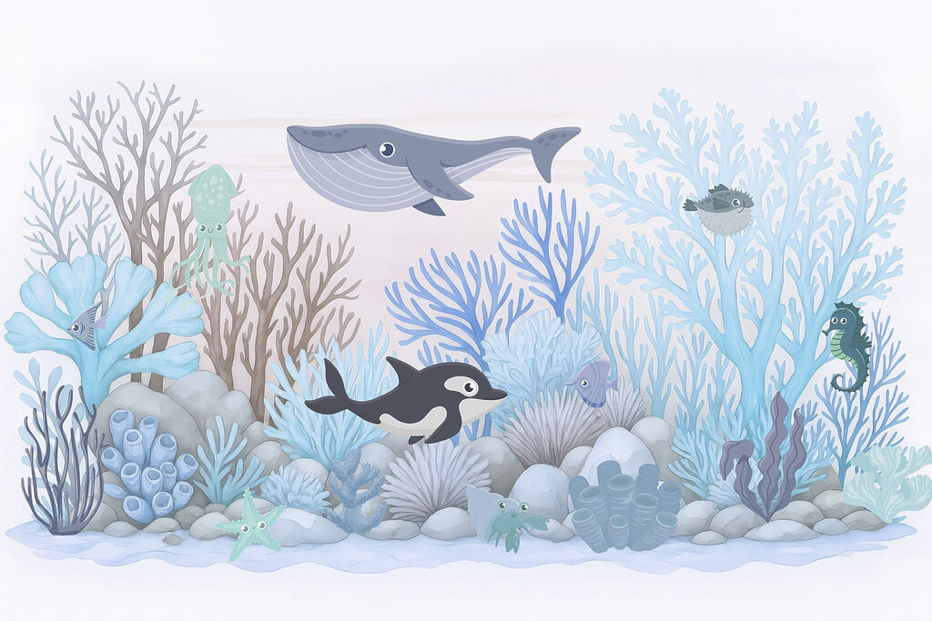 Desen animat al unui animal de mare Desen animat al unui animal de mare