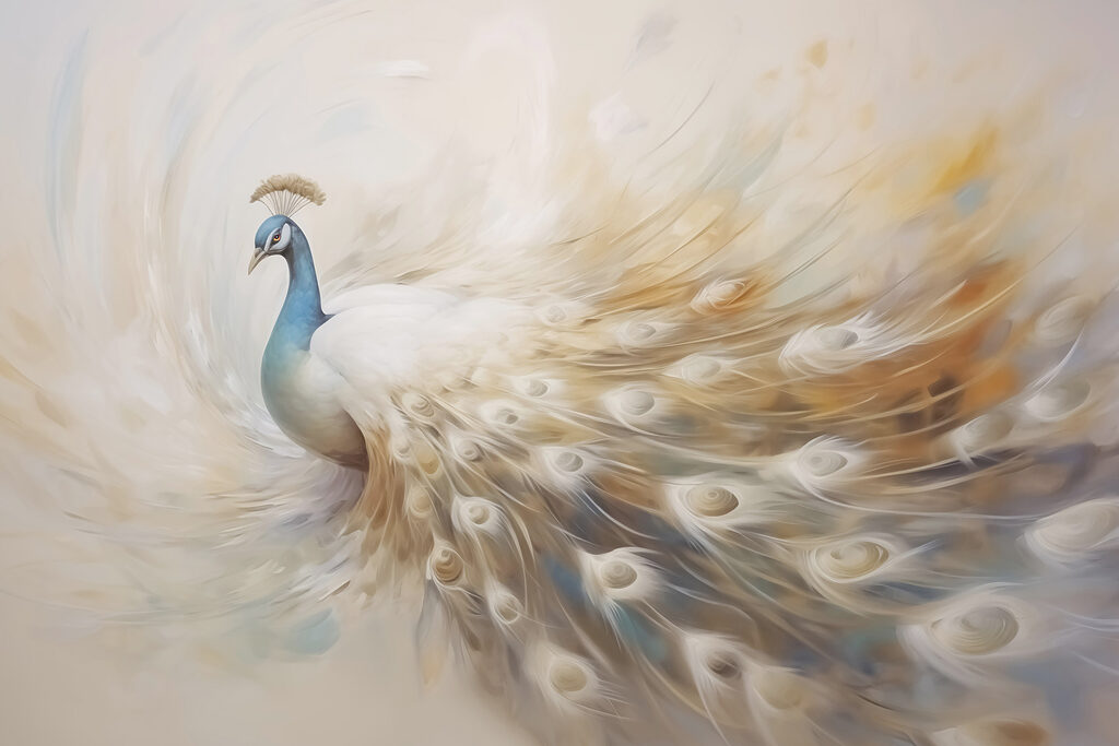 Pictura unui păun Pictura unui păun