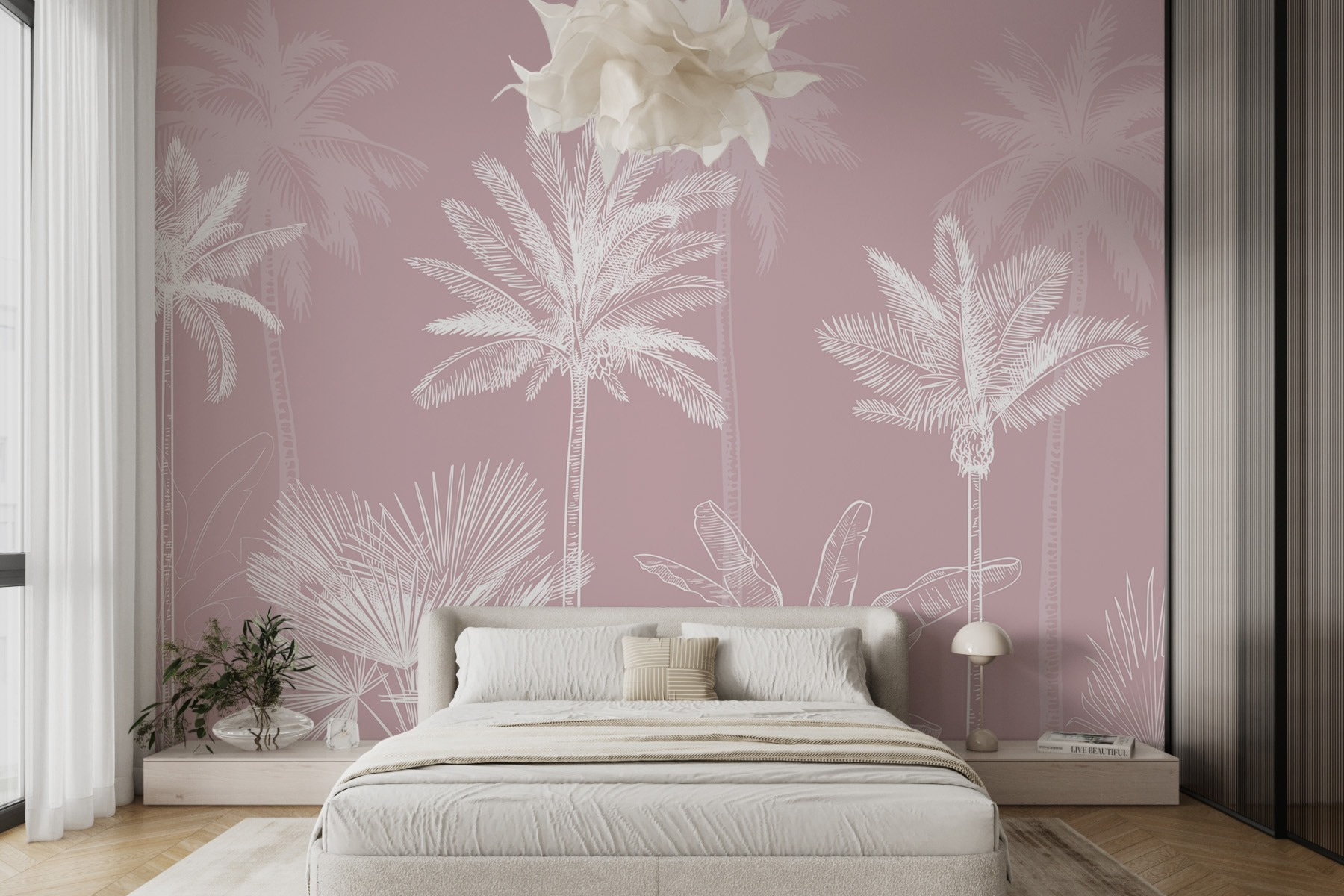 Group of palm trees Group of palm trees