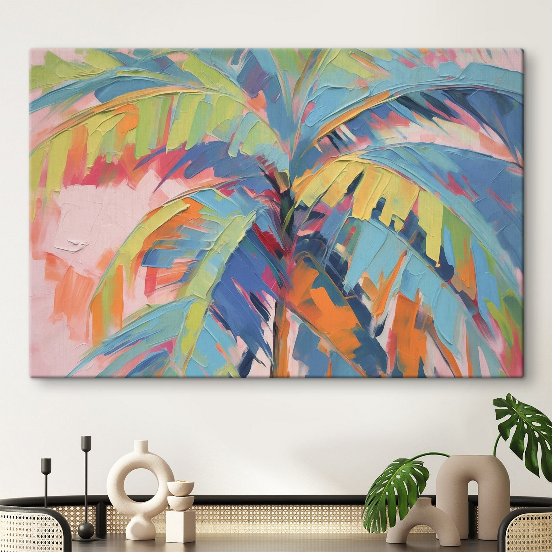 Painting of a palm tree Painting of a palm tree