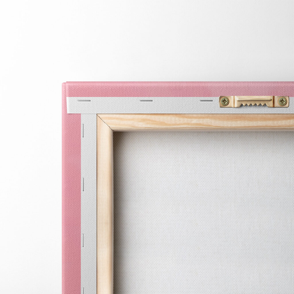 Black and white cat with orange eyes