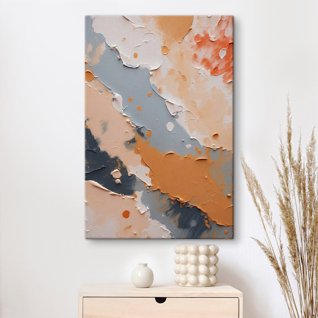 Artistic textures in warm tones