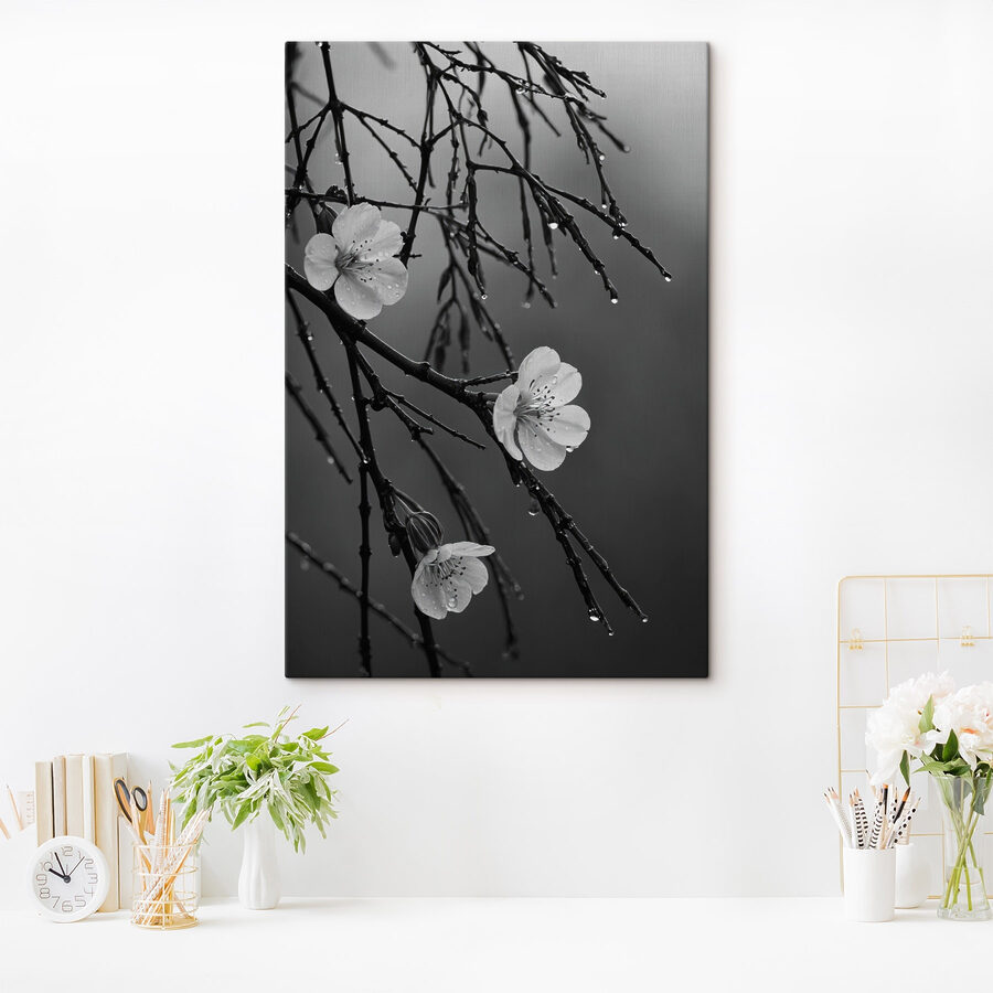 Inflorescențe delicate sub o ploaie blândă