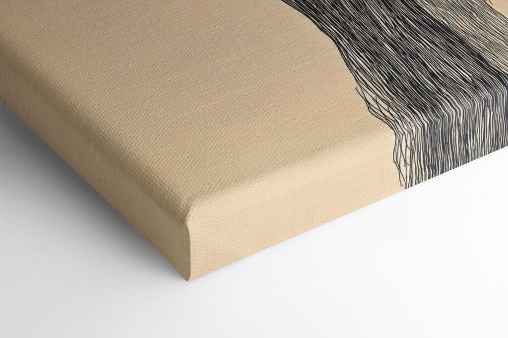 Drawing of a man and a woman's face Drawing of a man and a woman's face