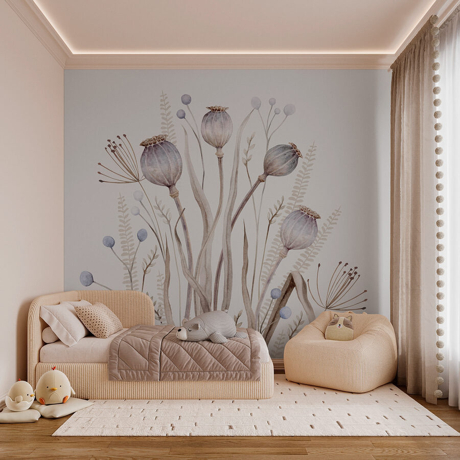 Pictura acuarelă de flori și plante Pictura acuarelă de flori și plante