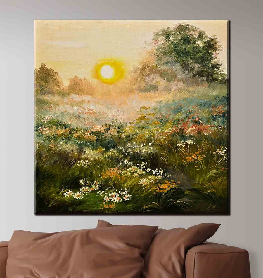 Pictura unui câmp de flori Pictura unui câmp de flori