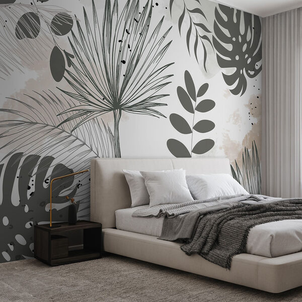 Fototapet Design de ilustrare botanică inspirat de natură (SKU: w03886) Fototapet Fototapet Design de ilustrare botanică inspirat de natură (SKU: w03886)