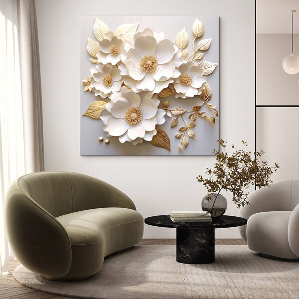 Aranjament floral elegant în tonuri moi Aranjament floral elegant în tonuri moi