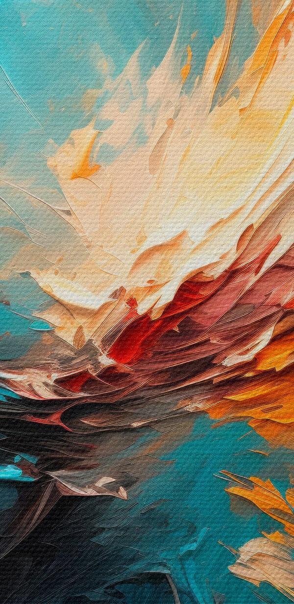 Pictura colorată a unui vârtej Pictura colorată a unui vârtej
