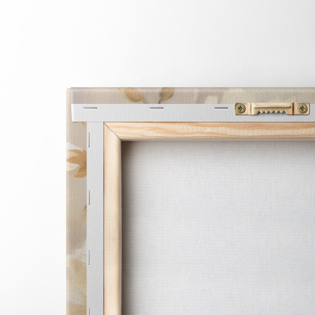 Painting of flowers on a wall