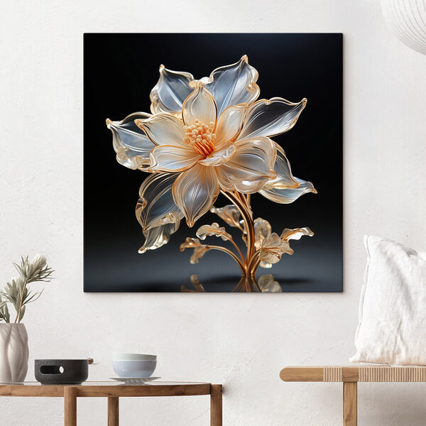 Floare delicată în design elegant Floare delicată în design elegant