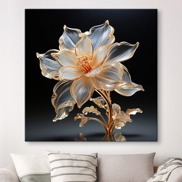 Floare delicată în design elegant Floare delicată în design elegant