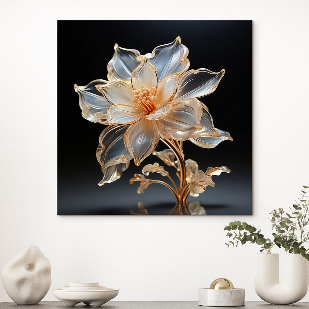 Delicate flower in elegant design Delicate flower in elegant design