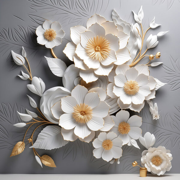 Inflorescențe delicate pe fundal texturat Inflorescențe delicate pe fundal texturat