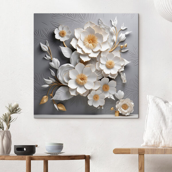 Inflorescențe delicate pe fundal texturat Inflorescențe delicate pe fundal texturat