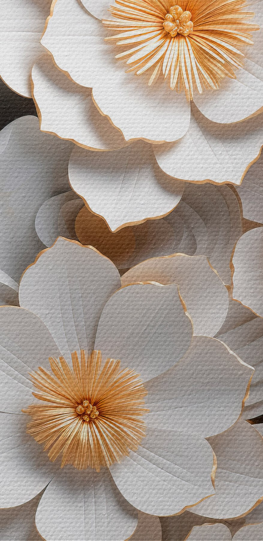 Inflorescențe delicate pe fundal texturat