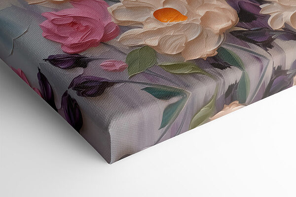 Painting of flowers and leaves Painting of flowers and leaves