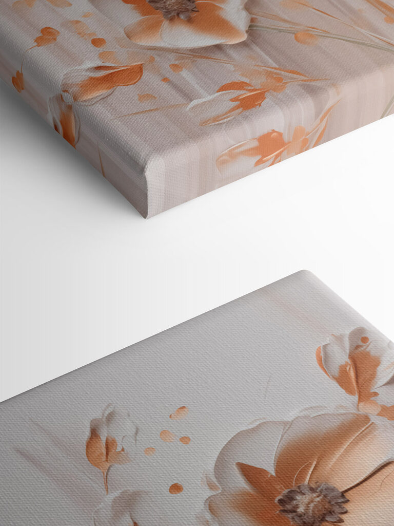 Delicate blooms in soft tones