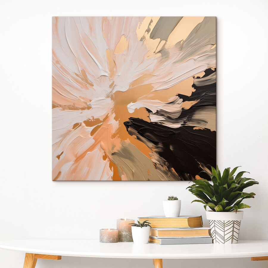 Lovituri abstracte în tonuri stinse