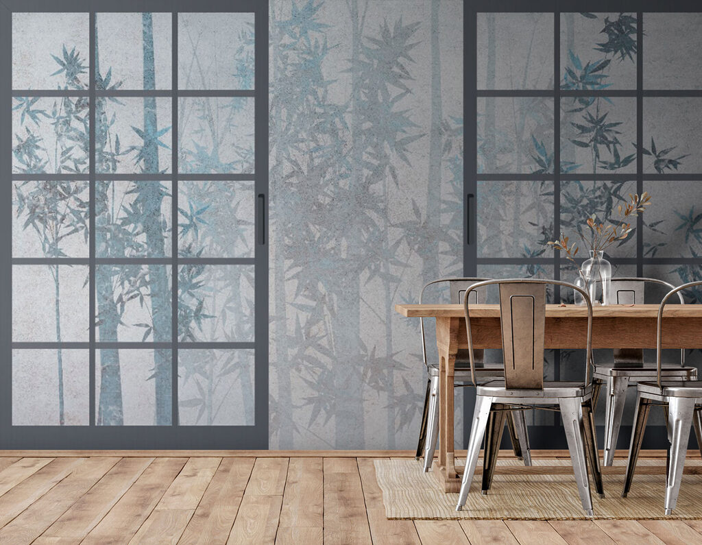 Window with a frosted glass