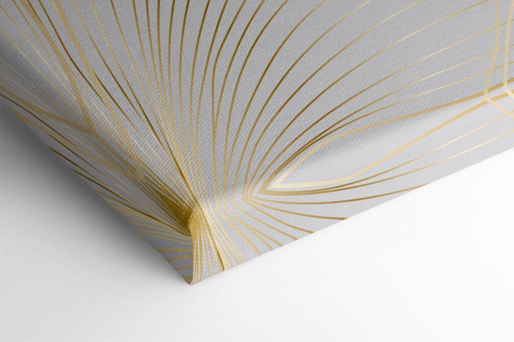 A close up of a design