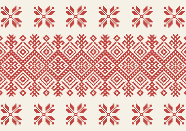 Red and white pattern Red and white pattern