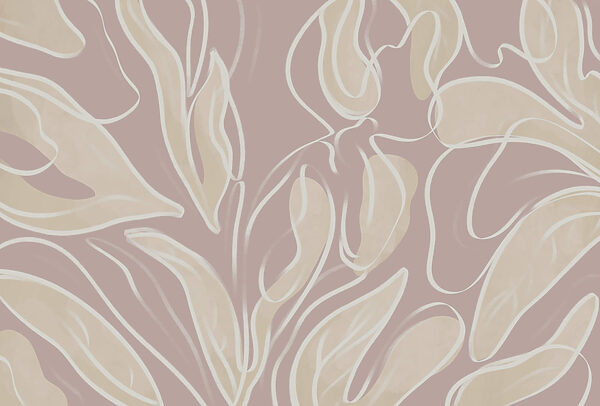 Design cu model de frunze inspirat din natură. Design cu model de frunze inspirat din natură.