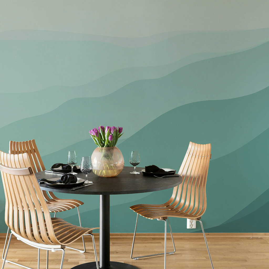 Dealuri verzi cu cer albastru