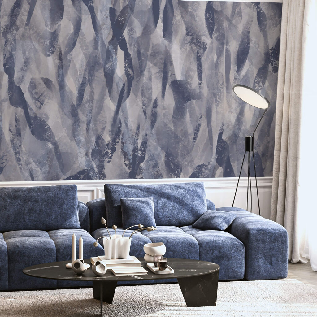 Modele fluide în tonuri reci Modele fluide în tonuri reci