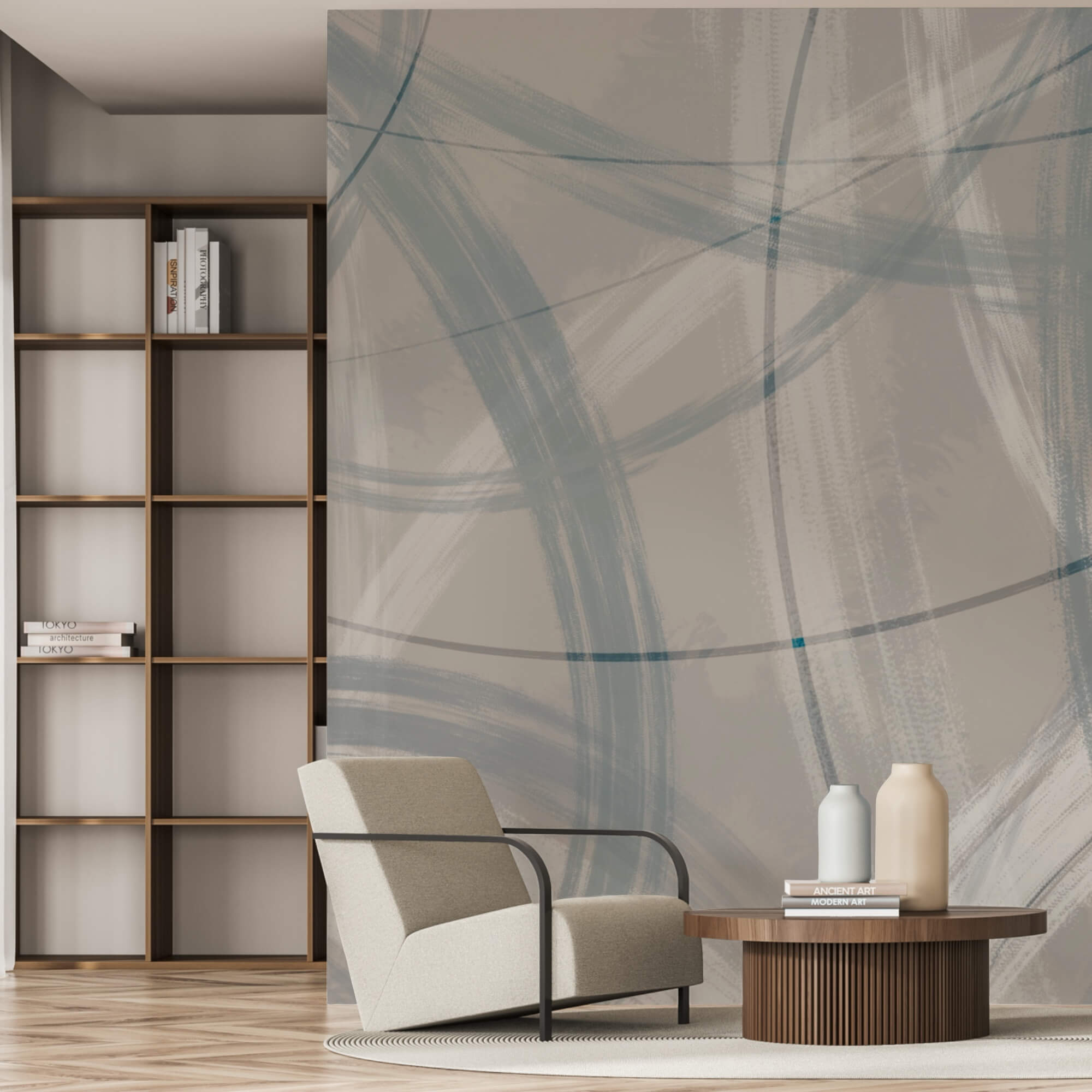 Fundal gri și alb cu cercuri și linii Fundal gri și alb cu cercuri și linii