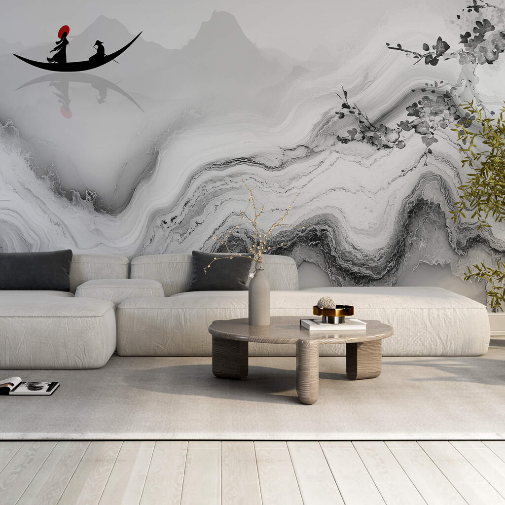 Pictura unei femei pe o barcă Pictura unei femei pe o barcă