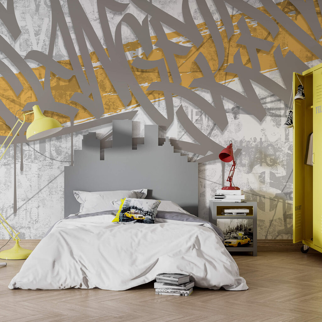 Graffiti pe un perete